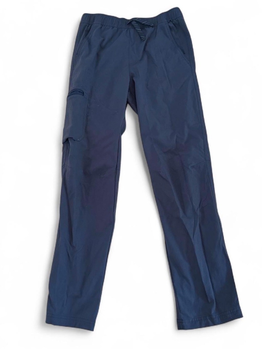 Kids REI Co Op Navy Utility Cargo Pants Jogger Zip Up Pockets Large